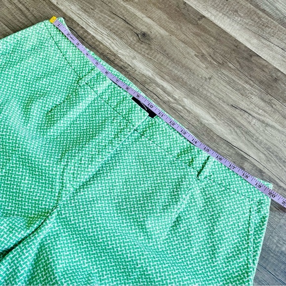 Talbots Heritage Green Patterned Cropped Pants Size 20WP - Picture 6 of 10